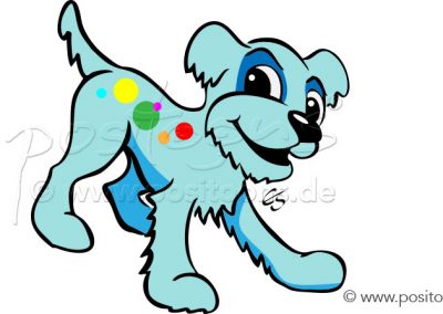 Bunter Hund