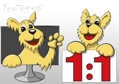 Illustrationen für Hundetraining